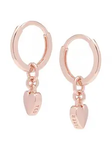 Ted Baker Women Rose Tiny Heart Huggie Earring