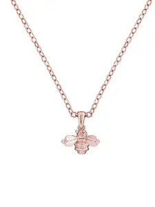 Ted Baker Women Rose-Toned Bumble Bee Pendant