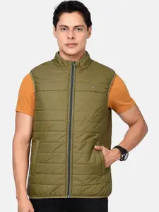 t-base Men Olive Green Insulator Puffer Jacket
