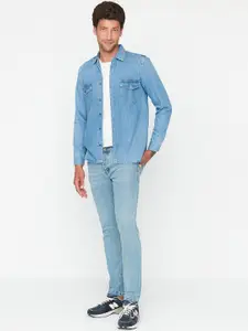 Trendyol Men Blue Light Fade Jeans