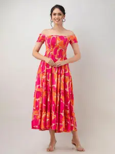 Aawari Multicoloured Floral Maxi Maxi Dress