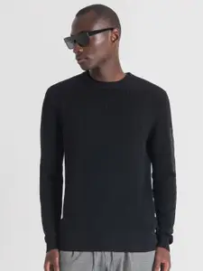 Antony Morato Men Black Pullover Sweater