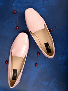 Jove Women Pink Ballerinas Flats