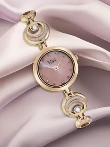 Titan Raga Women Pink Dial Embellished Watch 2540WM03
