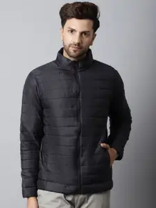 Cantabil Men Black Lightweight Puffer Jacket