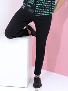 HIGHLANDER Men Black Tapered Fit Stretchable Jeans