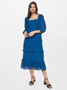 AND Women Blue Midi Dress