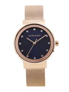 GIORDANO Women Blue Analogue Watch A2047-44