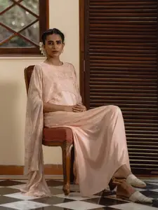 W Pink Ethnic Maxi Maxi Ethnic Dress