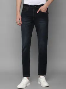 Louis Philippe Jeans Men Navy Blue Slim Fit Light Fade Jeans