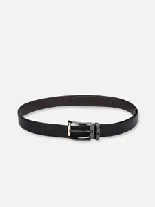 Louis Philippe Men Black Leather Belt