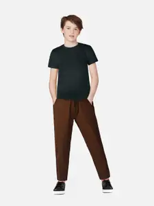 Gini and Jony Boys Brown Cotton Trousers