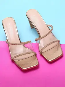 Melange by Lifestyle Women Brown Block Sandals