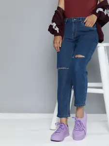 Flying Machine Womens High Rise Mom Fit Jeans