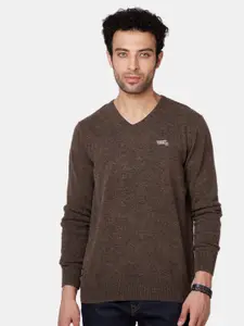 Royal Enfield Men Brown Solid Pullover