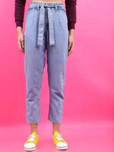 Tokyo Talkies Women Blue Low Distress Jeans
