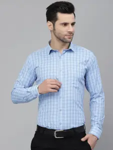 Style Quotient Men Tattersall Checked Regular Fit Formal Shirt