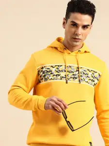 Being Human Graphic Printed Hooded Sweatshirt