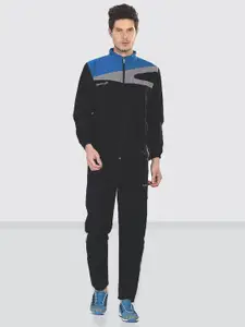 SPORT SUN Men Navy Blue Solid Tracksuits