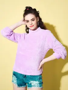 The Dry State Women Lavender Sweatshirt