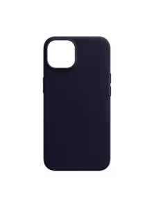 TREEMODA  Navy Blue Mobiles Solid Treemoda  Leather Case For Apple iPhone14 Plus Back Case