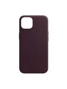 TREEMODA Purple Solid Leather iPhone14 Pro Max Phone Case