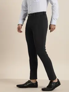 INVICTUS Men Slim Fit Knitted Formal Trousers