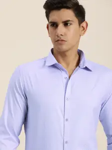 INVICTUS Men Micro-Ditsy Printed Slim Fit Formal Shirt
