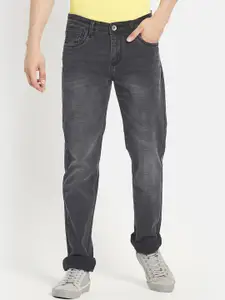 Octave Men Grey Light Fade Cotton Jeans