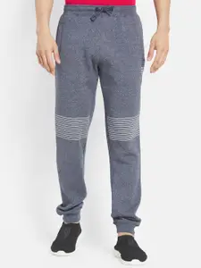 Octave Men Grey Solid Cotton Joggers