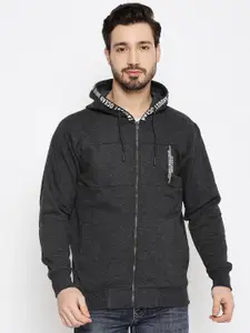 Duke Men Charcoal Hooded Fleece Sweatshirt