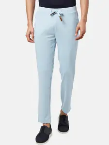 Urban Ranger by pantaloons Men Blue Slim Fit Cotton Chinos Trouser
