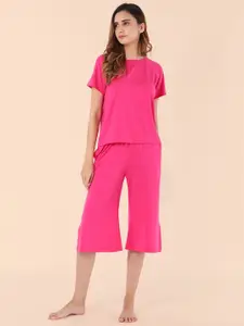Nite Flite Women Pink Night suit