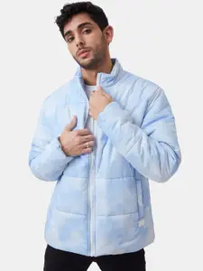 The Souled Store Men TSS Originals Cloud Print Pure Cotton Puffer Jacket