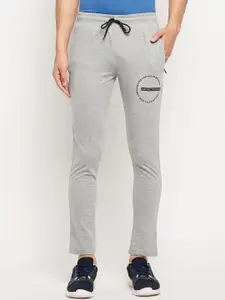 FirstKrush Men Grey Printed Track Pants