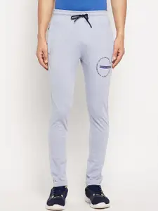 FirstKrush Men Blue Printed Track Pants