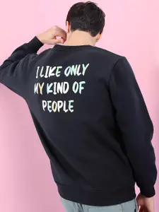 HIGHLANDER Men Black Printed Sweatshirt