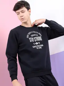 HIGHLANDER Men Black Printed Sweatshirt