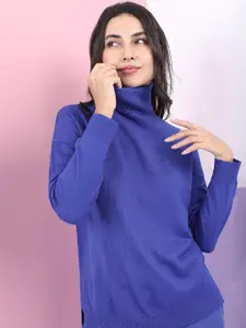 Tokyo Talkies Women Blue Pullover