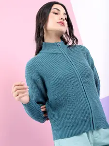 Tokyo Talkies Women Teal Pullover