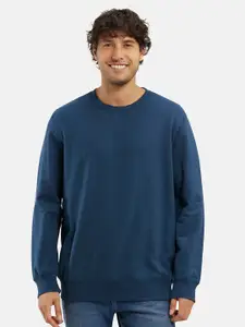 Jockey Combed Cotton French Terry Sweatshirt with Ribbed Cuffs-2716
