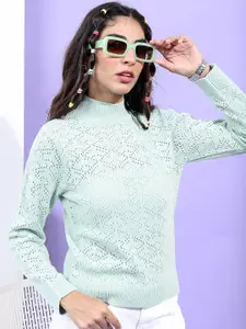 Tokyo Talkies Tokyo Talkies Women Blue Pullover