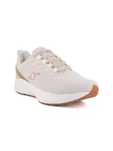 Sparx Men Off White Textile Running Non-Marking Shoes