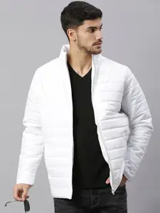 Dennis Lingo Men White Puffer Jacket