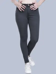 FCK-3 Women Olive Green Classic High-Rise Stretchable Jeans