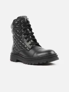 Carlton London Women Black Solid Casual Boots