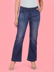 Flying Machine Women Blue Light Fade Stretchable Cotton Jeans