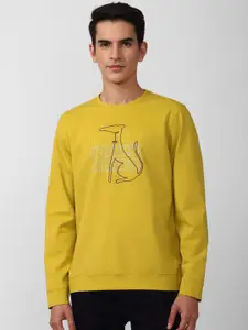 SIMON CARTER LONDON Men Yellow Printed Sweatshirt