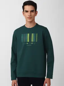 SIMON CARTER LONDON Men Green Printed Sweatshirt