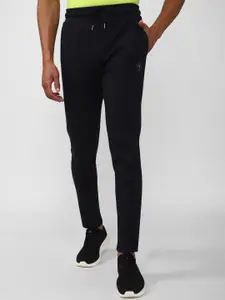 Van Heusen Flex Men Black Solid Slim-Fit Track Pants
